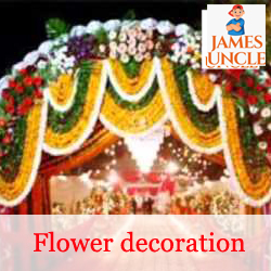 Flower decoration Mr. Dibyendu Chatterjee in Chinsurah